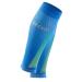CEP ULTRALIGHT PRO COMPRESSION CALF SLEEVES for women | Calf leg warmers with compression in cyan/light grey | Size II