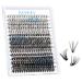 300 Pcs Lash Clusters Individual Lashes 20D+40D+50D Cluster Lashes D Curl 10-18 Mix Length Eyelash Clusters DIY Lash Extension at Home Easy to Apply Natural Volume Look(20D+40D+50D, D-10-18mix) D-Mix (10-18mm) 20D+40D+50D