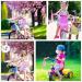 Pink Tassel Streamers Bike Handle Grips for Kids | Non-Slip Bicycle Handlebar Cover for Mountain Bike & Scooters | Cycling Replacement Parts - Buy Online on SooperMarket.com