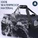 Haimont Waterproof 70L Roll-top Dry Duffel Bag with Quick-fixed Straps - Ideal for Motorcycling, Rafting, Boating, SUP, Kayaking, and Travel - Black - Buy Online on SooperMarket.com