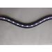 Gl cksHucke 'Fliederliebe' Glitter Browband - Purple & Light Blue Curved Leather for Ponies - Buy Online on SooperMarket.com