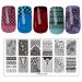 Jeewheet Nail Art Starter Kit - 6PC Nail Stamps & 4 Replacement Heads | Flame Patterns for Perfect Nails - Buy Online on SooperMarket.com