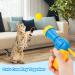 Heyu-Lotus Interactive Cat Toys 100 Pcs Cat Pom Pom Balls & 1 Cat Ball Toy Launcher Colorful Plush Toy Balls for Funny Cat Toys for Indoor Training Playing Pet Supplies - Buy Online on SooperMarket.com