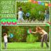 Vinsot Kids Toss and Catch Game Set - 40 Paddles, 20 Balls - Outdoor Beach Sports Game for Kids and Adults - Pink Green Blue - Buy Online on SooperMarket.com