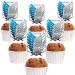 Notbadsys Wings of Liberty Cupcake Decoration Suitable for Attack on Titan Theme Party Cake Decoration (30 pieces)
