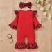 Loalirando Baby First Christmas Romper | Xmas Outfit for Newborns | 3-6 Months Red - Tree Design - Buy Online on SooperMarket.com