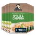 Quaker Apples & Cinnamon Instant Oatmeal Multi-Pack 8 Packets 264g (Pack of 12)