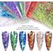 12 Colors Chunky Holographic Body Glitter Gel - Face Nail Art & Halloween Sparkles - Buy Online on SooperMarket.com