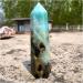 Natural Caribbean Calcite Crystal Hexagon Wand Single Point Sky Blue Stone Tower for Decoration 1pc (Size : 200-250g) - Buy Online on SooperMarket.com