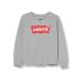 Levi's Kids l/s batwing tee Baby Boys 12 Months Grey Heather