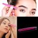 Professional Stainless Steel Eyebrow Tweezers for Precision Plucking and Ingrown Hair Removal - Pink - Buy Online on SooperMarket.com