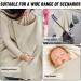 Nursing Apron & Cover | Darryy Muslin Breastfeeding Scarf | Breathable Cotton 75x95 cm Multi-Purpose Khaki Cover for On-the-Go Moms - Buy Online on SooperMarket.com