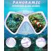 Seago Kids Swim Goggles with Nose Cover | Anti-Fog, Panoramic View, Purple | Ages 6-14 - Buy Online on SooperMarket.com