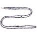 Lightweight 2.80m Adjustable Dog Leash for Small Dogs | Robust Double Linen Design - Boston Black-Silver Purple - Buy Online on SooperMarket.com