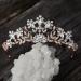 Sweetv Rose Gold Wedding Tiara - Crystal Bridal Crown for Women - Princess Costume Crown for Birthday Party Prom - Buy Online on SooperMarket.com