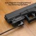 VOTATU H3L-GC Green Pistol Laser Sight | Ultra Low Profile Circle Dot Laser | Strobe Mode | USB Rechargeable - Buy Online on SooperMarket.com