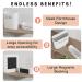 Magnetic Lint Bin for Laundry Room - 3 Piece White Lint Holder & Waste Box for Dryer Organization - Buy Online on SooperMarket.com