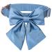 Lionet paws dog collar fly - comfortable silk dog collar with removable fly for small dogs neck 25-40cm s collar & fly (1 Pack) blue