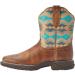ARIAT Women's Anthem Shortie Savanna Western Boot 8 - Dry Taupe/Turquoise Aztec - Buy Online on SooperMarket.com