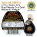 Due Vittorie Oro Gold Barrel Aged Balsamic Vinegar - Special Edition 8.45 fl oz (250ml) Glass Decanter - Buy Online on SooperMarket.com
