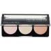 Palladio I'm Glowing Illuminating Highlighting Palette  Glow Bronzer Powder Makeup Set  High Pigmented Shimmery Colors
