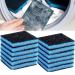 JHIALG Washing Machine Clothing Hair Removal Reusable Collector Cleaning Tools Pet Hair Remover For Laundry Suitable Cleaning Sponge Blue 12PCS