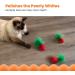 Petstages Straw-Babies Dental Care Toy for Cats | Catnip-Infused Mesh Material | Pack of 3 Pink Strawberries - International Shipping Available - Buy Online on SooperMarket.com