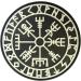 Glow Dark Vegvisir Viking Compass Norse Rune Morale Patch - 3D PVC Rubber Fastener - Buy Online on SooperMarket.com
