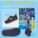 STQ Kids Water Shoes Quick-Dry Slip-On Sandals - Size 7 Toddler, All Black - Buy Online on SooperMarket.com