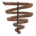 NYX Professional Makeup eyebrow pencil Micro Brow Pencil on both sides with a lifting eyebrow pencil and brush vegan formula color: chocolate chocolate 1 piece (1 Pack)