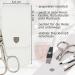 Three Swords Capri Nail Care Set - 4 Pcs High Quality Manicure & Pedicure Kit | White Synthetic Leather - Nail Scissors Clippers Tweezers Sapphire File - Buy Online on SooperMarket.com