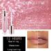 Shimmer Purple Lip Gloss | Long-Lasting Liquid Lipstick | 3D Diamond Glitter | Waterproof Nonstick Cup | High Pigmented Makeup for Women - Buy Online on SooperMarket.com