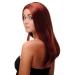 WIG ME UP Women's Long Straight Wig - Dark Copper Red - 60 cm Middle Parting - International Shipping Available - Buy Online on SooperMarket.com