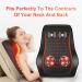 COMFIER Back Neck Massager for Back Neck Pain Relief Shiatsu Neck and Shoulder Massager with Heat 3D Kneading Massagers for Back and Neck Massage Pillow as Gifts for Dad Moms Men Women - Buy Online on SooperMarket.com