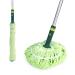 Pine-Sol Microfiber Self Wringing  Easy Squeeze Twist Design for Wet Mopping | Household Cleaning Tool for Tile, Linoleum, Laminate Floors | Extendable Metal Handle, Green Twist Mop