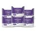 Amazon Basics Make Up Remover Wipes Night Calming 150 Count (6 Packs of 25) (Previously Solimo) Night Calming 25 Count (Pack of 6)