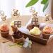 Cyodoos 36 PCS Baby Shower Bear Cupcake Toppers Selection Baby Bear Theme Baby Shower Decorative Supplies Jungle Animal Theme Baby Shower Birthday Party Cake Decorative Supplies blue Blue1 - Buy Online on SooperMarket.com