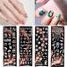 Feather Nail Art Stamping Kit - 4 Templates, Stamper, Scraper, Dreamcatcher Plates for DIY Manicure - Style 1 - Buy Online on SooperMarket.com