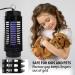 Bite Shield Bug Zapper 800V UV Light Lure Fly Mosquito Insect Trap Killer for Indoor and Outdoor 5.6 Ft AC Power Cord Electronic Fly Zapper for Moths Gnats Patio Home Backyard Camping Black - Buy Online on SooperMarket.com