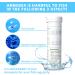 BOSIKE 50 Ammonia Test Kit - 2 in 1 Freshwater & Saltwater Nitrate Testing | Essential Aquarium Accessories for International Shipping - Buy Online on SooperMarket.com