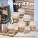 50 Pack 12oz White Coffee Cups with Dome Lids, Sleeves - Disposable Paper To Go Cups for Hot Drinks - Ideal for Cafes & Businesses - Buy Online on SooperMarket.com