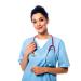 Dixie EMS Lightweight Single Head Stethoscope - Latex-Free for Doctors, Nurses, Students - Red - Buy Online on SooperMarket.com
