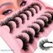 7 Pairs 3D Cat Eye False Eyelashes - Fluffy Volume Curly Faux Mink Reusable Makeup Lashes (TM26) for Stunning Looks - Buy Online on SooperMarket.com