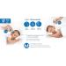 Reer 98020 SkinTemp 3-in-1 Infrared Fever Thermometer | Accurate Fast & Safe Baby Temperature Measurement - International Shipping Available - Buy Online on SooperMarket.com