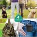 AEMIAO Dog Treat Pouch - Small Magnetic Closure Training Bag for Pet Puppy Walking - Includes Carabiner - Grey - Buy Online on SooperMarket.com