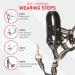Alpha Boy Dog Training Collar | Comfortable & Gentle Handlebars for All Breeds | Real Leather Medium Harness with Quick Lock Buckle - Easy to Use - Buy Online on SooperMarket.com