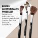 Premium Eyebrow & Eyelash Brush Set | Perfect for Eyeshadow Pomade Eyeliner | Slanted & Fine Tips for Precision Application - Buy Online on SooperMarket.com