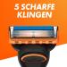 Gillette Fusion5 Power Wet Razor for Men - 5-Blade System + Extra Blade - Perfect Gift for Him - Buy Online on SooperMarket.com