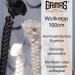 Grima's Woolenk 1m White 01 - Premium Braided Colored Sheep Wool for Beards Chops Eyebrows & Body Hair Creation - Buy Online on SooperMarket.com