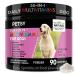 PETSY Dog Vitamins & Supplements 20-in-1 Essential Multivitamins B2 B3 B6 B7 B12 Vit C Folic Acid Biotin Glucosamine Chondroitin Wild Alaskan Salmon oil Hemp Seed oil Probiotics Blend TUB OF POWDER